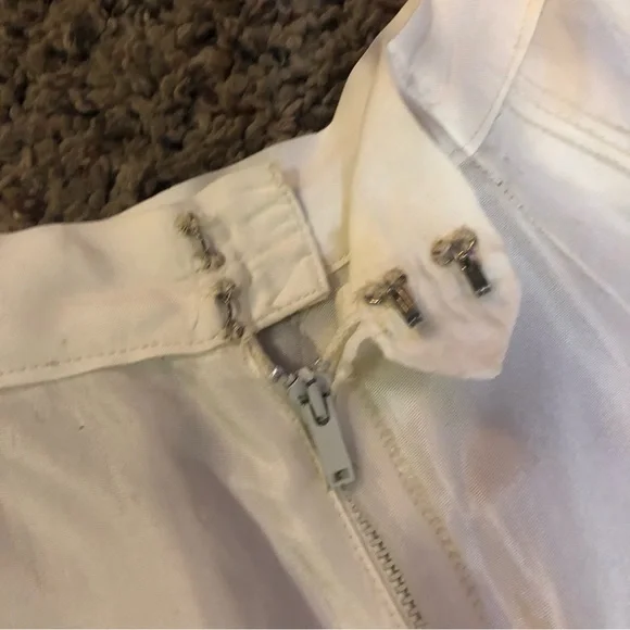 Vintage Wedding Dress Skirt Slip Womens S? Used Cream - Picture 14 of 14